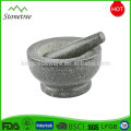 utensílios de cozinha polido granito almofariz e pilão pedra almofariz e pilão